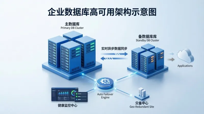 企业数据库高可用与容灾方案实战：宕机每小时损失30万美元