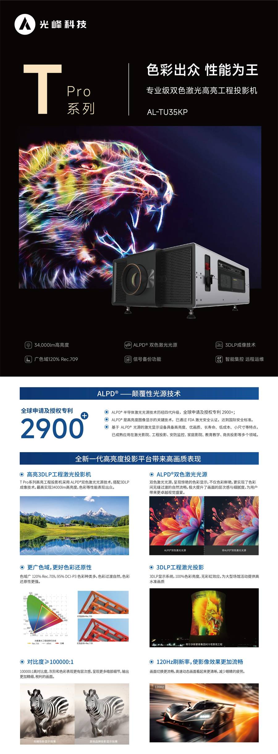 光峰AL-TU35KP 规格参数1