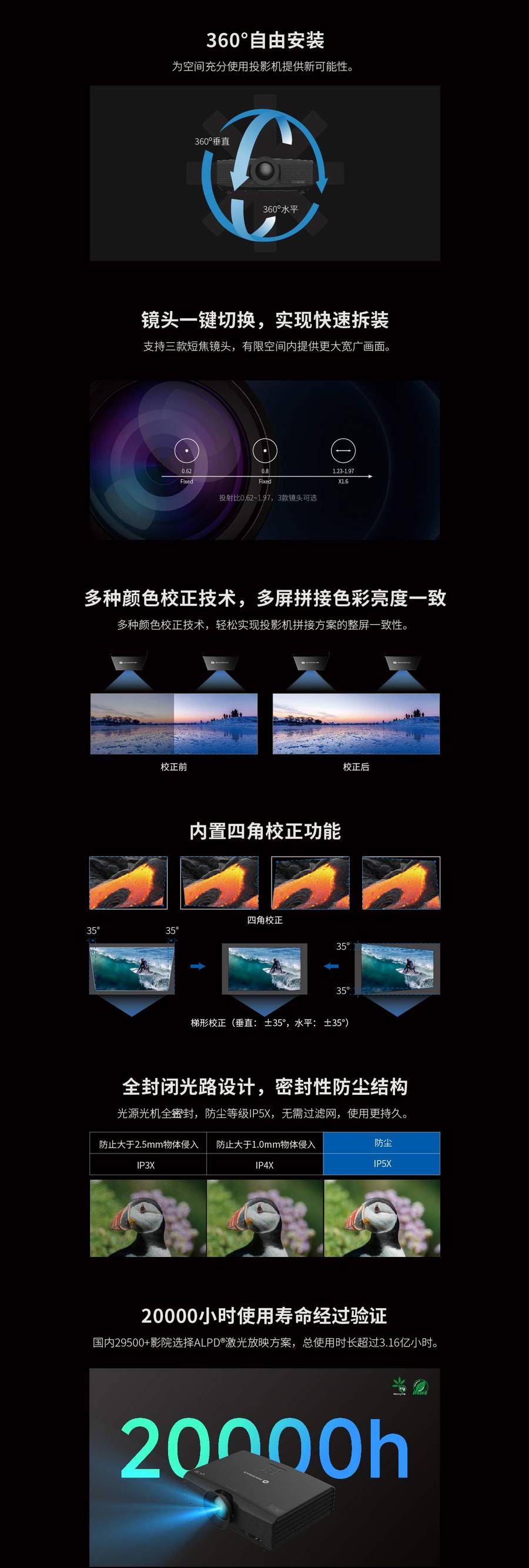 光峰AL-DU765 规格参数3