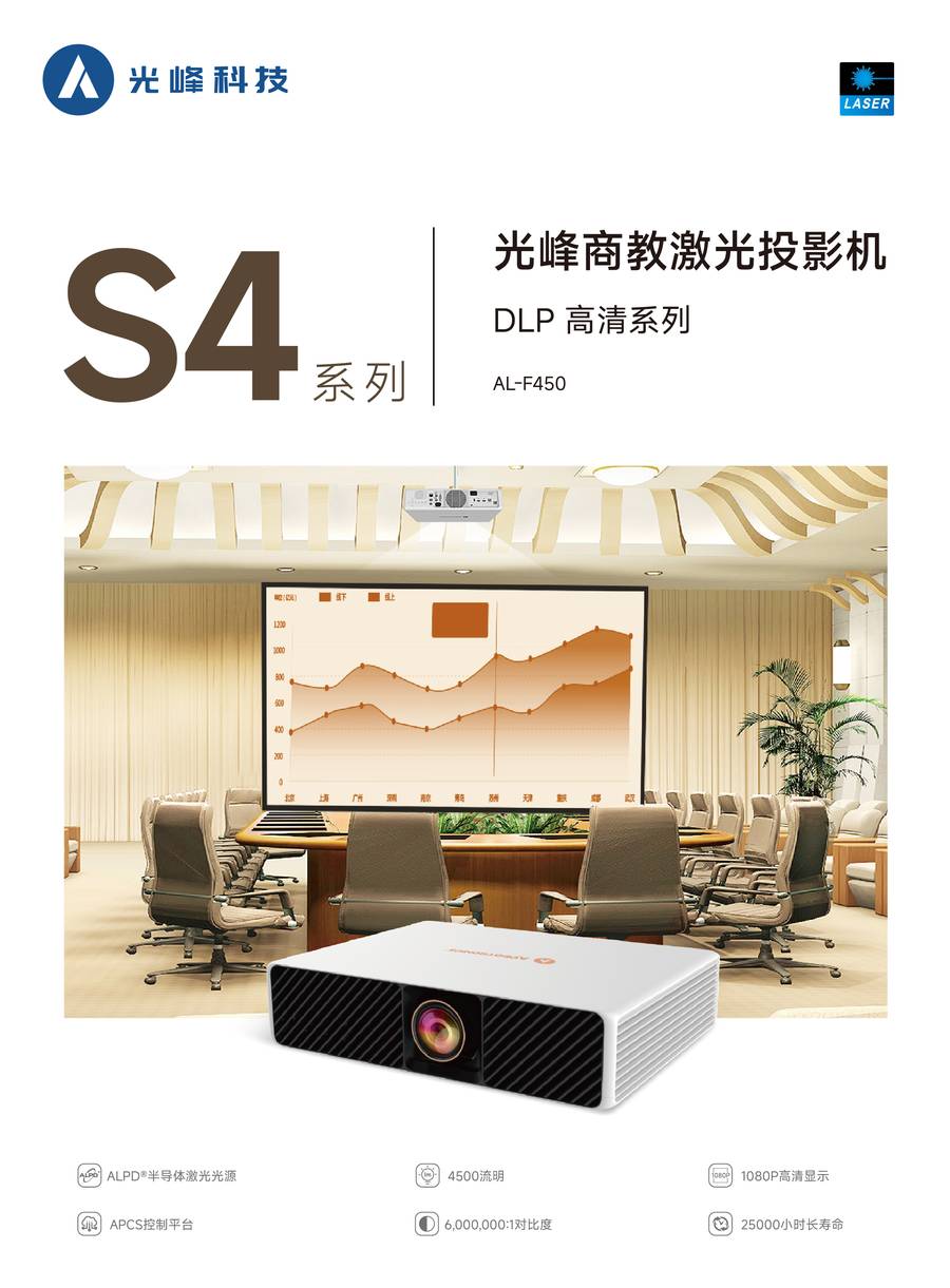 光峰AL-F450 规格参数1