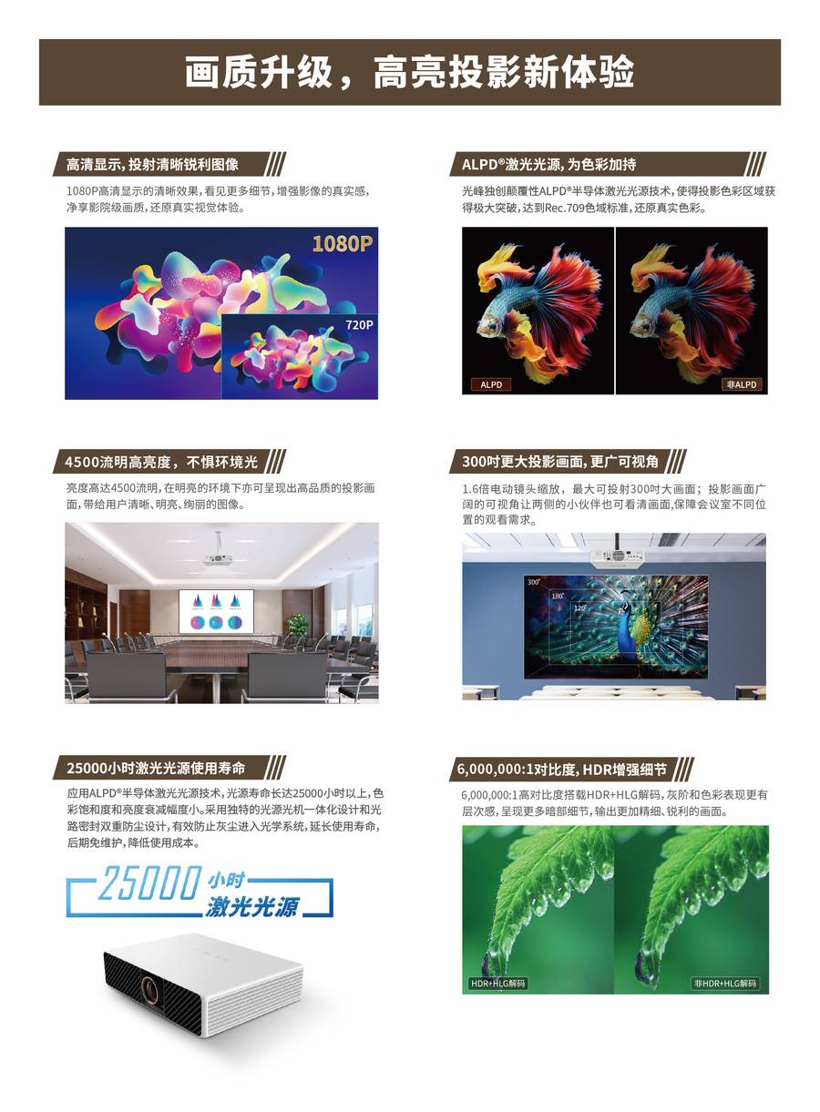 光峰AL-F450 规格参数2