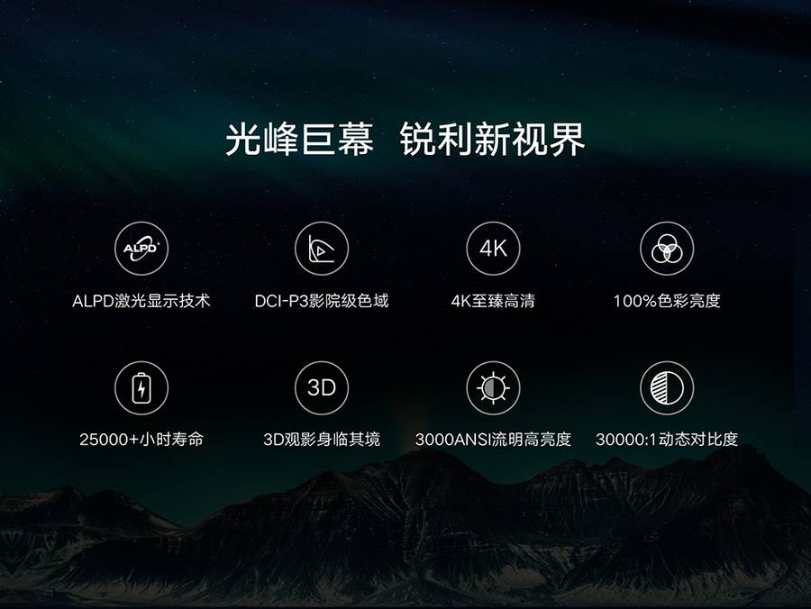 光峰激光家庭影院C800 规格参数1