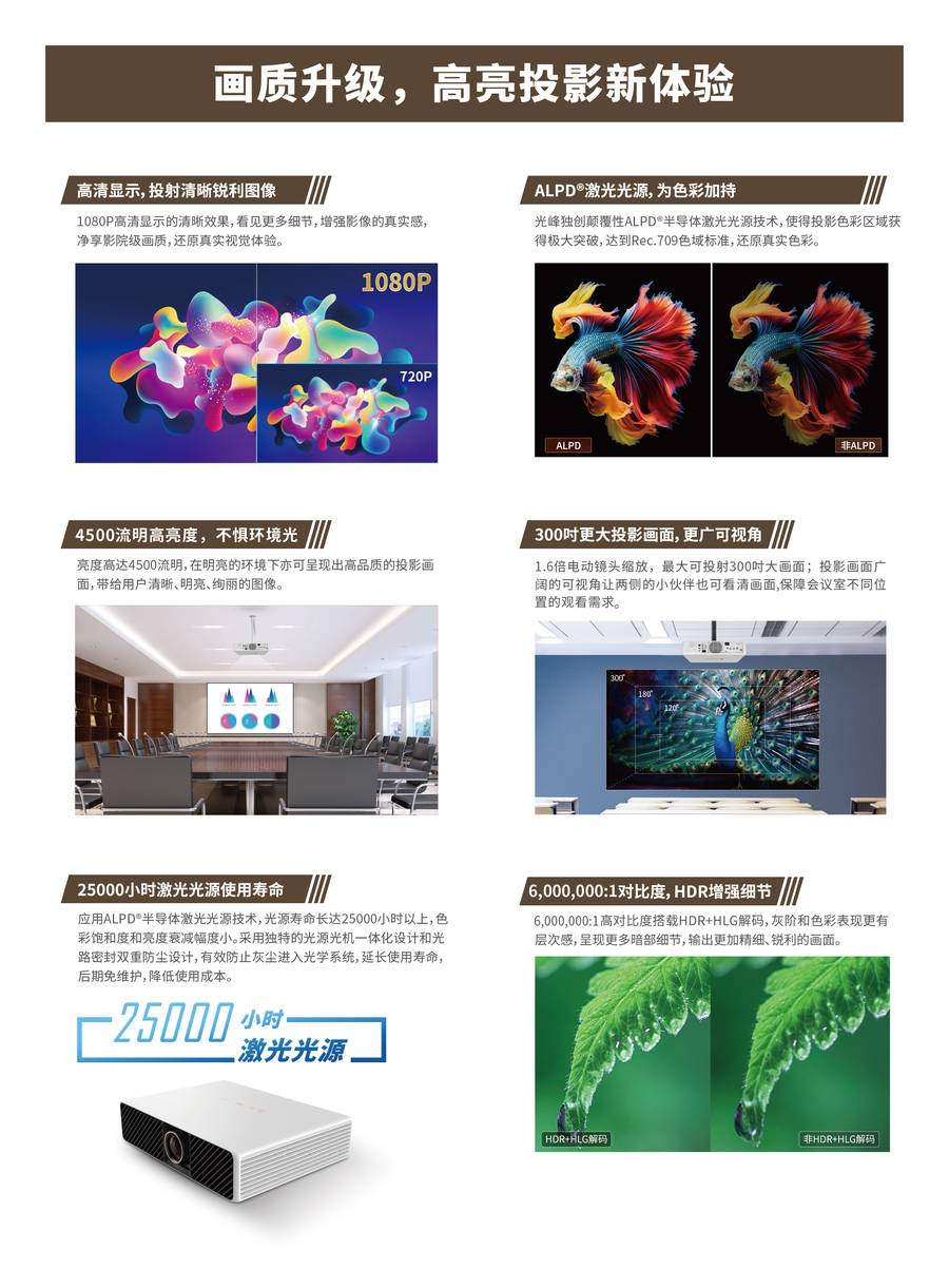 光峰AL-F450 规格参数2