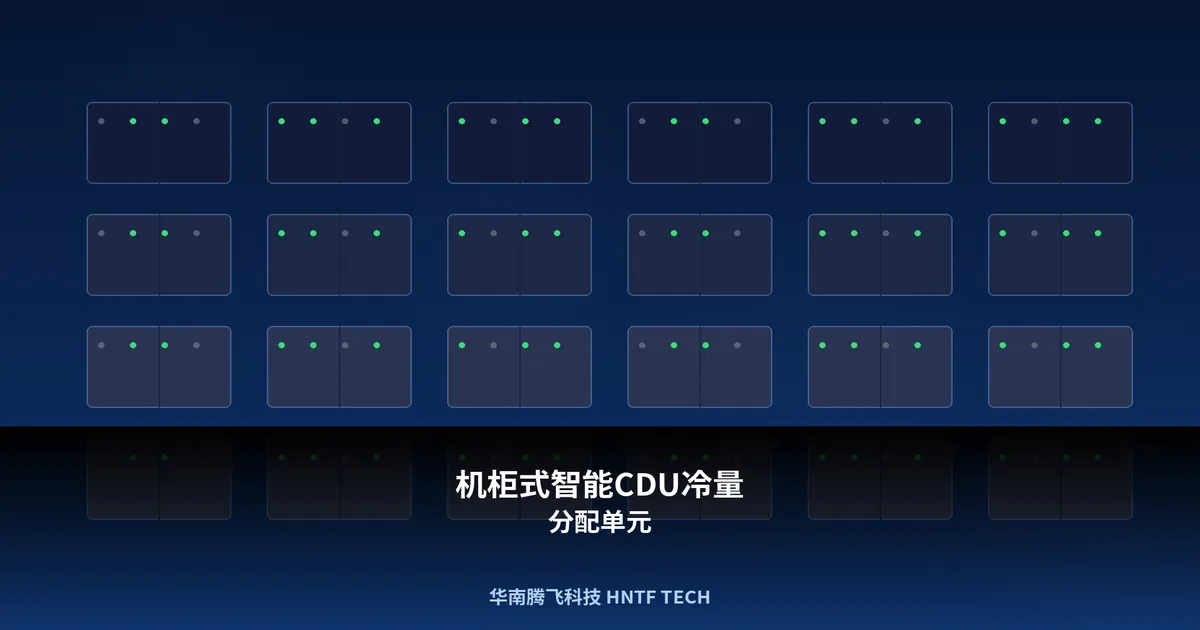 机柜式智能CDU冷量分配单元
