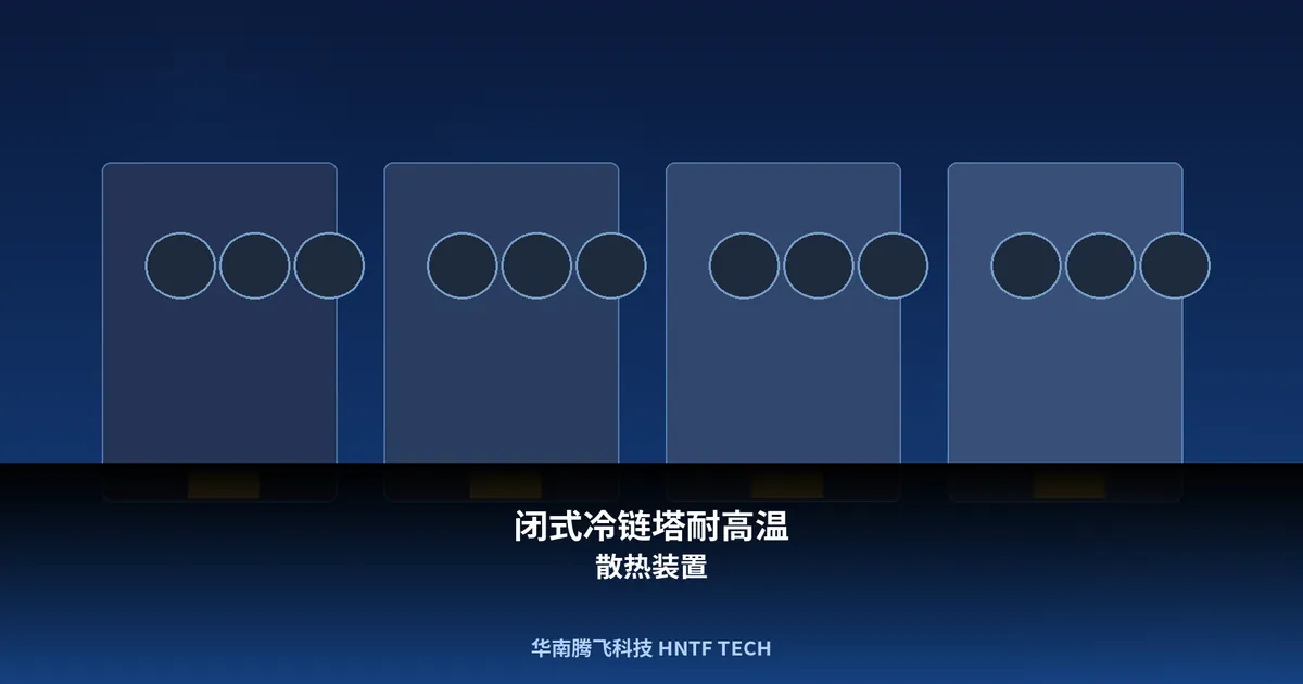 闭式冷链塔耐高温散热装置