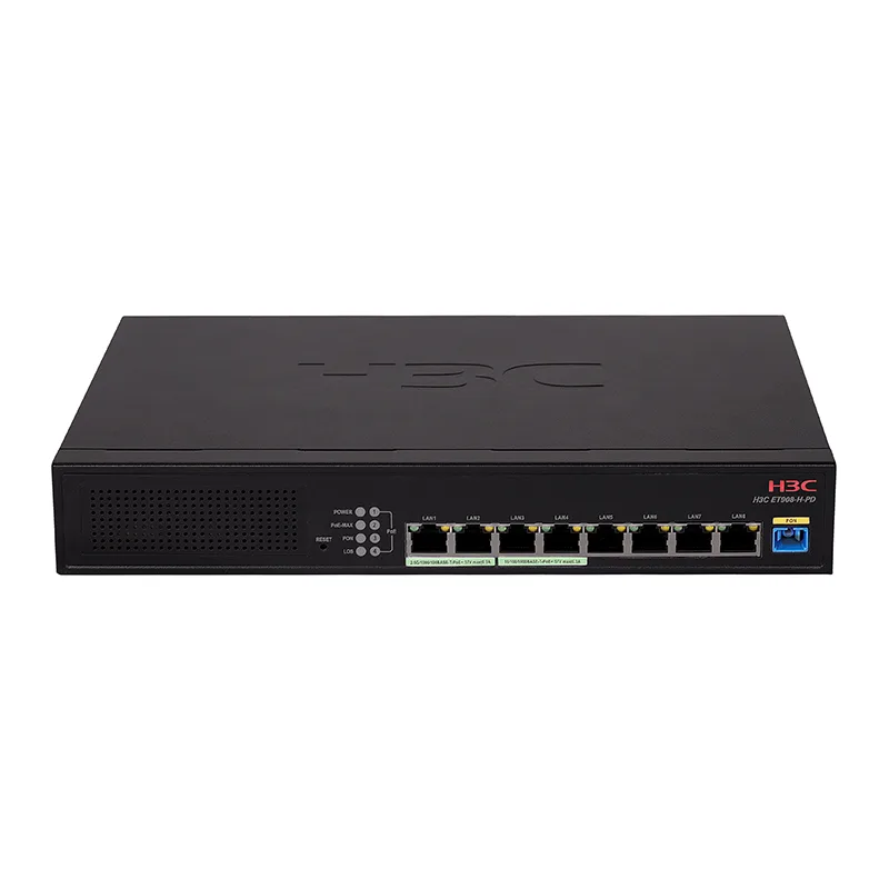 H3C ET908-H-PD-无源光网络单元(2*2.5G(POE+)+2GE(POE+)+4GE)-万兆对称ONU(SC)接口