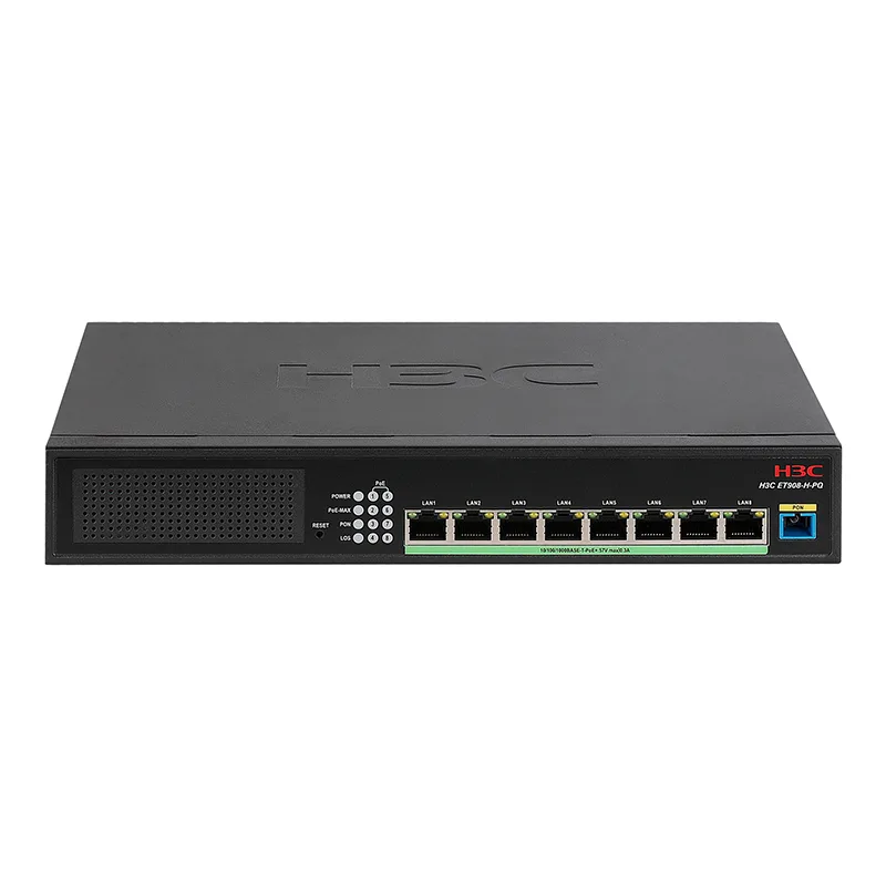 H3C ET908-H-PQ-无源光网络单元(8GE(POE+))-万兆对称ONU(SC)接口