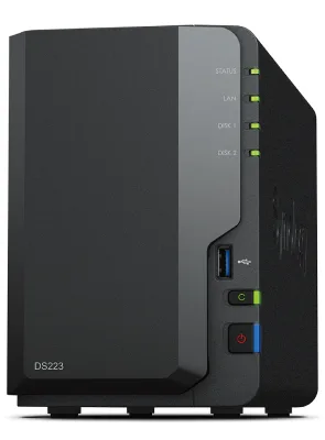 群晖 Synology DS223 NAS存储服务器