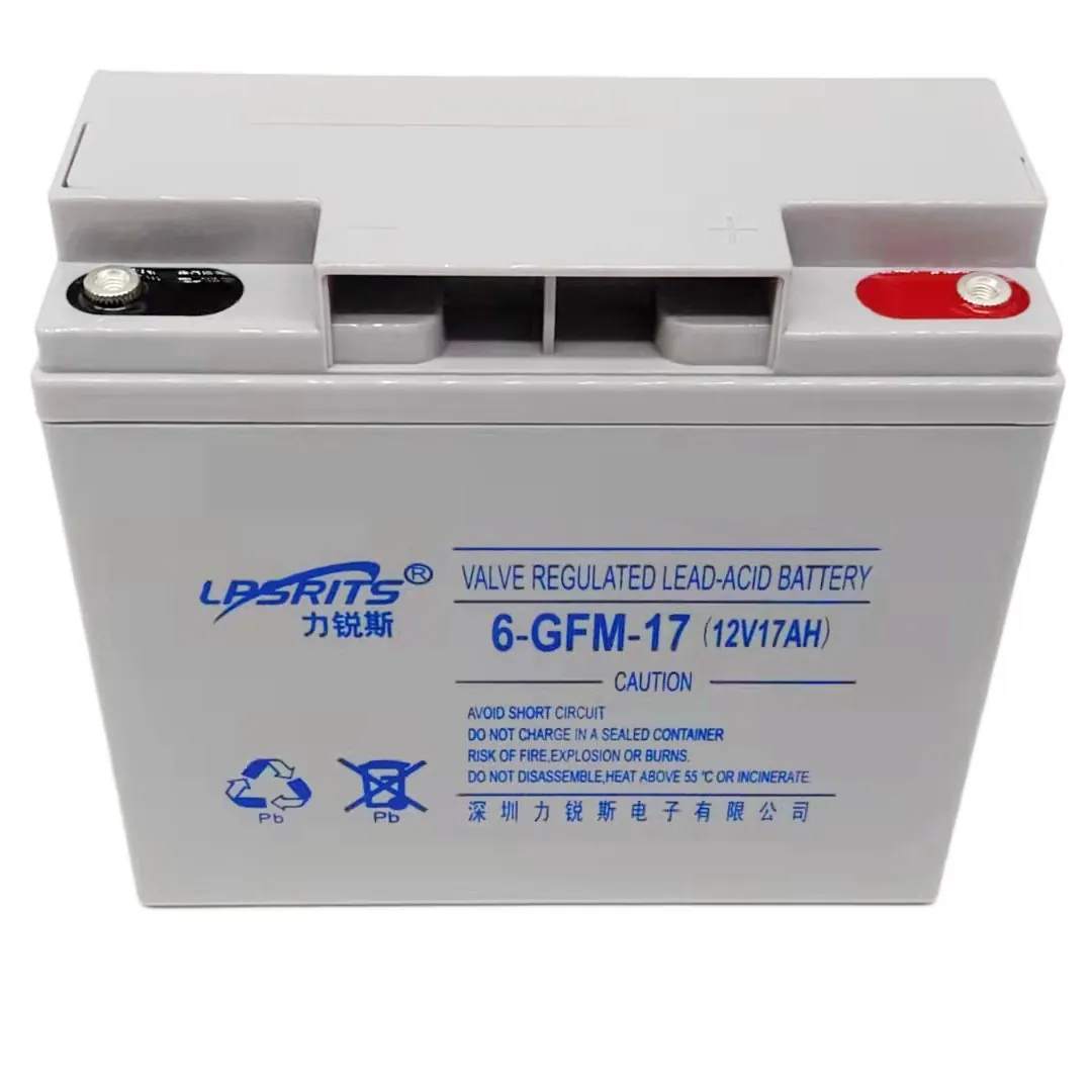 ups电池 | 6-GFM-17Ah 12V17Ah 阀控式铅酸蓄电池 小容量免维护 - 力锐斯