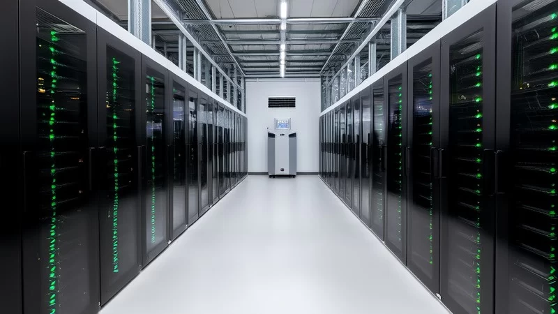 数据中心微模块MDC机房内部实景