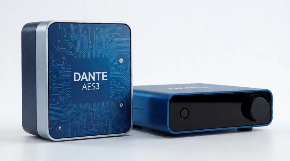 ADP-AES3-AU-2X2 Dante AES3 I/O 2输入2输出 音频适配器_专业扩声系统